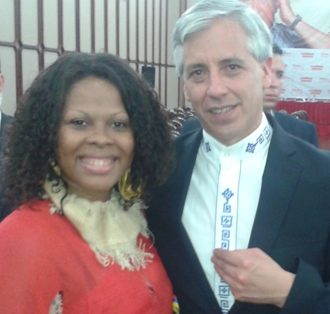 tania e vice presidente da bolivia Alvaro Linera