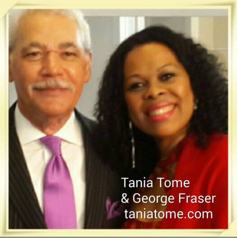 Business Woman Tania Tome with Businessmen George Fraser