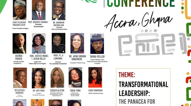 Leadership Conference Speakers – President of Womenice.Org Tania Tome, President of the African Development Bank Adesina, Former President of Nigeria Obasanjo and others.
